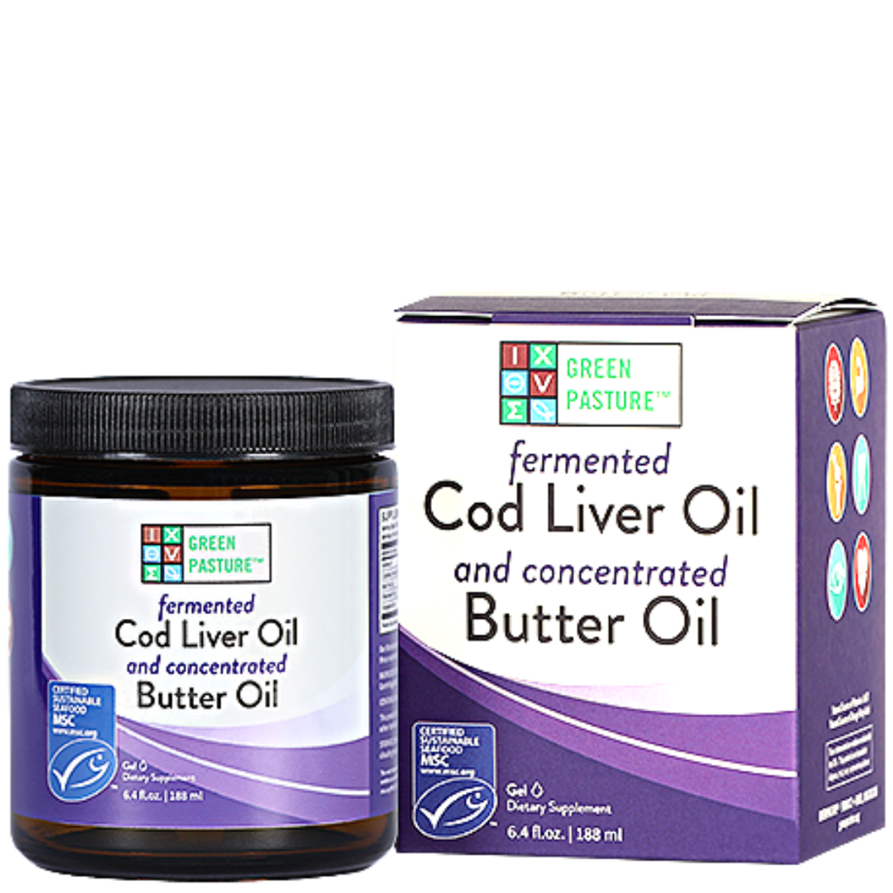 klipning Indica Halvtreds Green Pasture Fermented Cod Liver Oil & Concentrated Butter Oil Blend Gel -  Spirit of Health Store