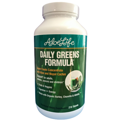 Aloe Life Daily Greens Formula Tablets