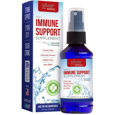 Silver Biotics® Daily Immune Support Supplement 10ppm w/ Spray
