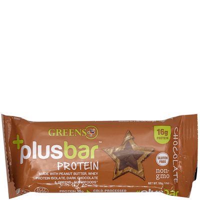 Greens Plus +PlusBar Protein Chocolate