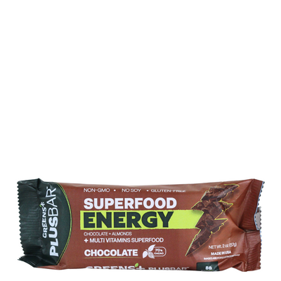 Greens Plus +PlusBar Superfood Energy Chocolate Greens Plus +PlusBar Superfood Energy Chocolate