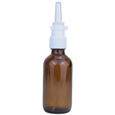 Amber Glass Bottle - Vertical Spray (2 oz)