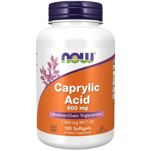 NOW® Caprylic Acid 600mg