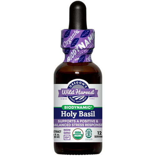 Oregon's Wild Harvest Organic Biodynamic® Herbal Tonic - Holy Basil