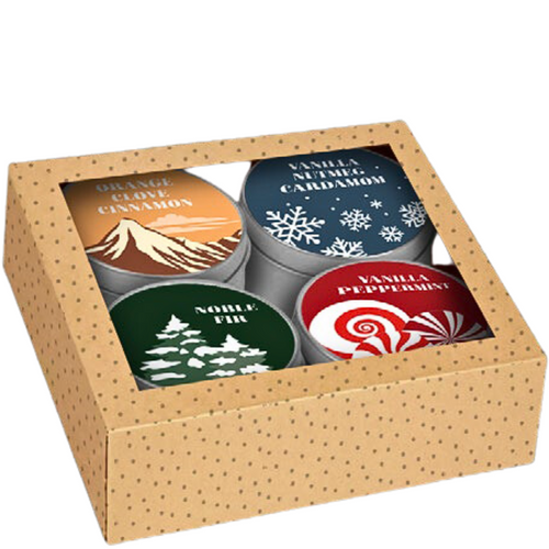 GoodLight Silver Holiday Tin Gift Box Set