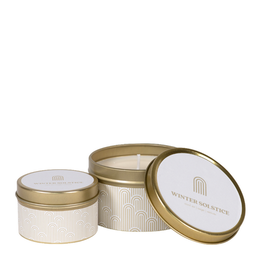 GoodLight Holiday Gold Tin Candle 