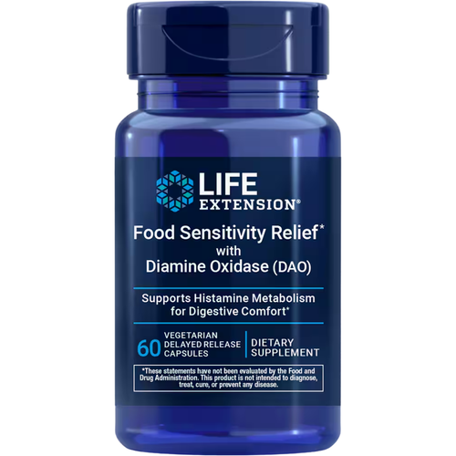 Life Extension® Food Sensitivity Relief with Diamine Oxidase (DAO)