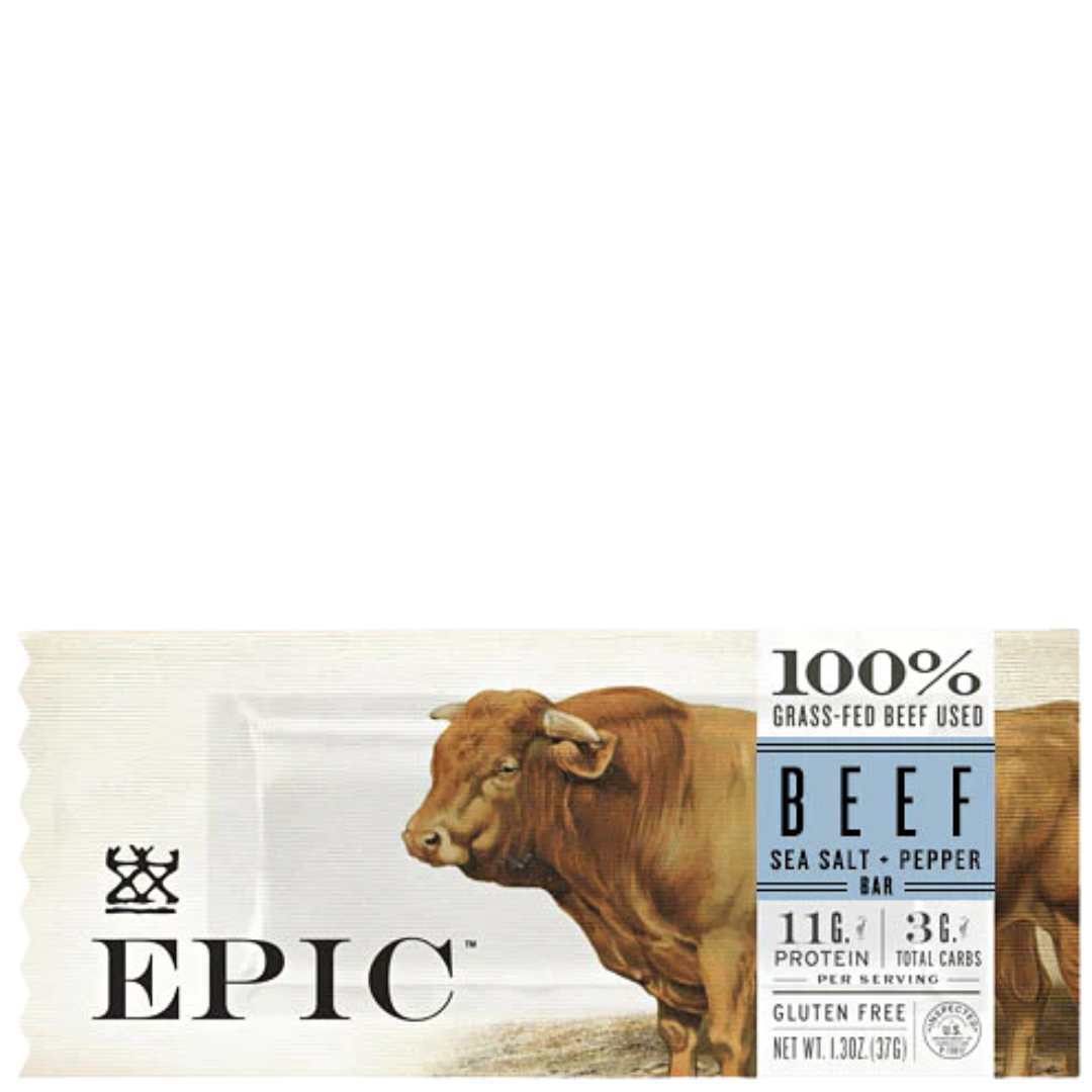 EPIC: Beef Sea Salt + Pepper Bar & Beef Jalapeno Bar Review 