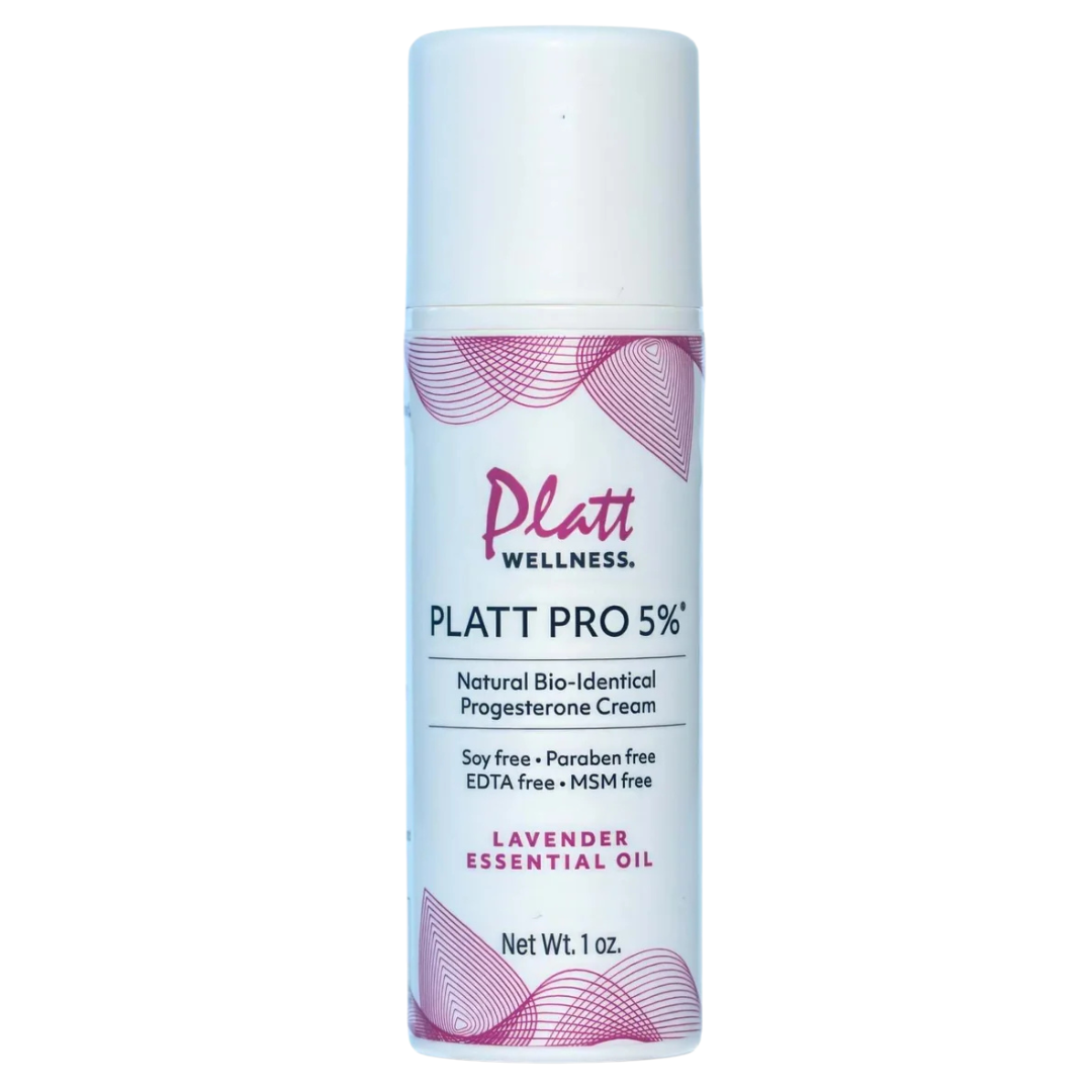 Platt Pro 5% Progesterone Cream W/Lavender Essential Oil - Travel