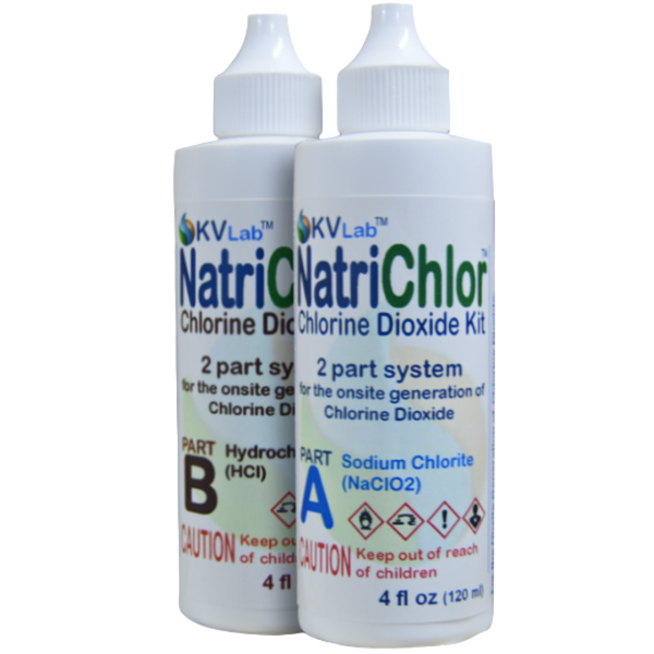 KVLab™ NatriChlor™ Chlorine Dioxide Kit with HCL Part A & Part B