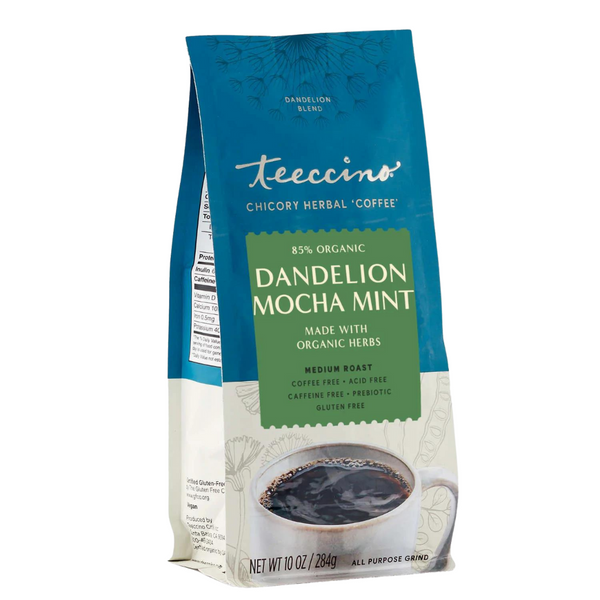 Teeccino® Chicory Herbal Coffee - Dandelion Mocha Mint - Spirit of