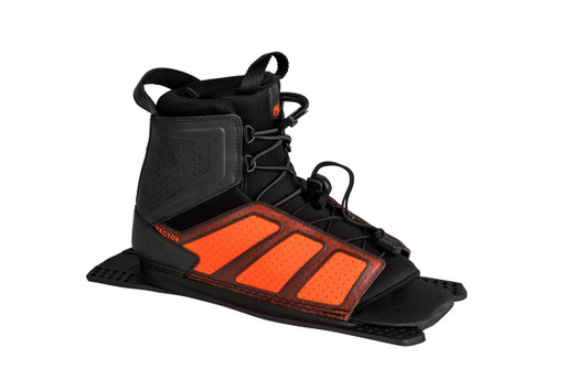 Vector Boot - Steel / Orange - Rear Feather Frame - XL Vector Boot - Steel / Orange - Rear Feather Frame - XL