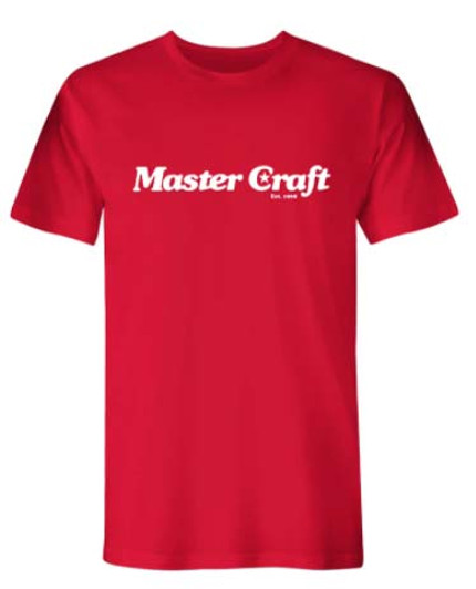 Mastercraft Legacy T-Shirt - Red Mastercraft Legacy T-Shirt - Red