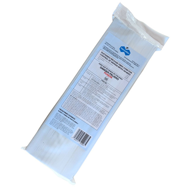 VarroxSan, an Oxalic acid solution in slow-release strips used to control Varroa mites in honey bee colonies.  VarroxSan, an Oxalic acid solution in slow-release strips used to control Varroa mites in honey bee colonies.