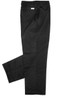 BLACK:  Side View of Full Elastic‑Waist Pants – Straight‑Leg Silhouette