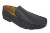 NAVY Men’s comfort driving loafer in synthetic leather – side view