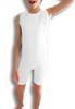 WHITE Short Leg Bodysuit