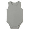 GREY Soft breathable fabric of adaptive bodysuit