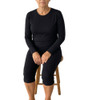 Anti‑Rip LONG-SLEEVE Anti‑Strip Bodysuit – Secure Back‑Zipper Design