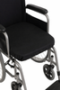 BLACK Waterproof wheelchair seat protector with wipe‑clean surface