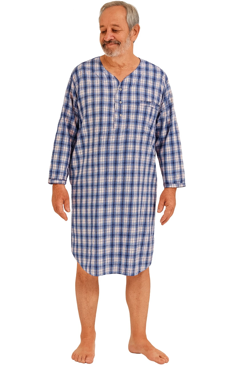 men's night dress cotton Buy Beige Cotton Night Dress For Men The Kaftan Company L