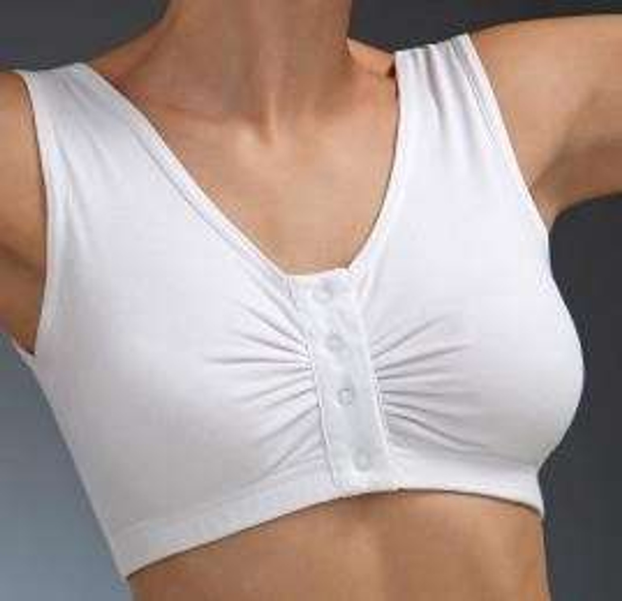 Front-Snap Cotton Comfort Easy to Close Knit Bra