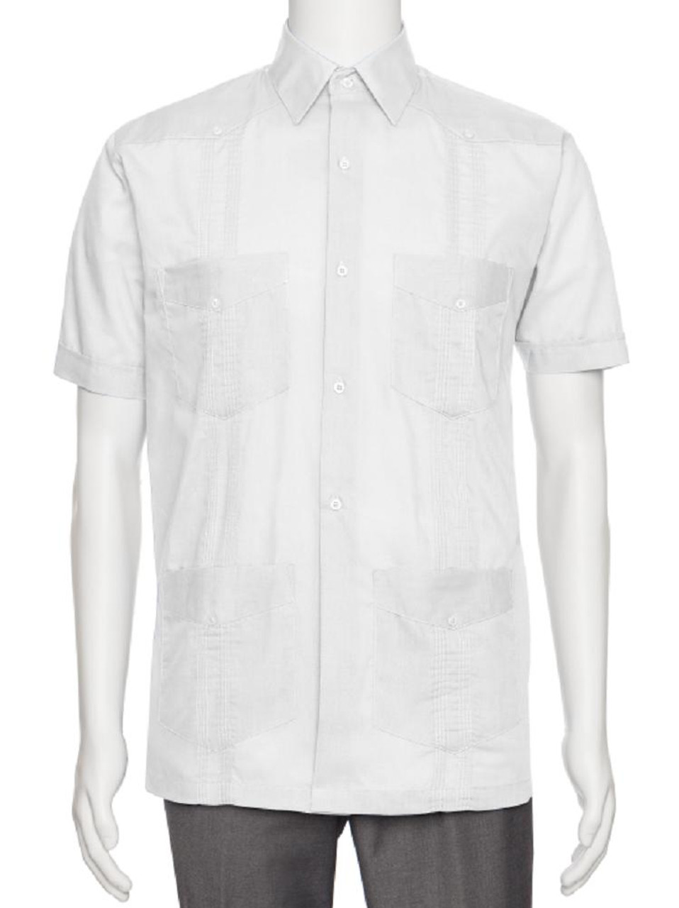 NEIGHBORHOOD GUAYABERA SHIRT XL 白 MENSSHIRT_GUAYABERAGM_WHITE-2.jpg