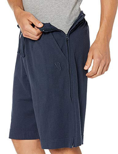 Unisex Adaptive Full Length Side Zipper Knit Shorts with Pockets