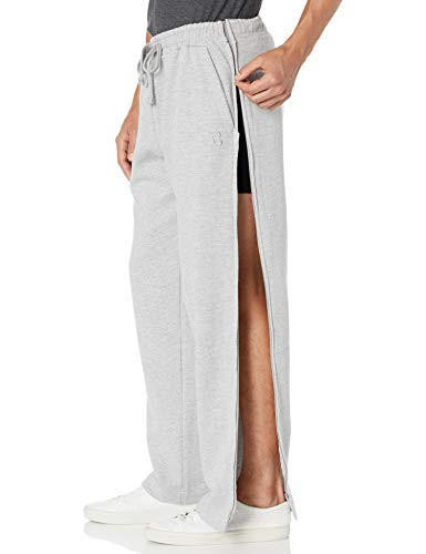 Opens BOTTOM to TOP-Full Side Zipper Fleece Pant