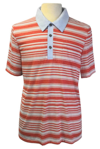 トップス ACTIVE CITY S/S SNAP POLO SHIRT Everyday Stretch Snap Polo