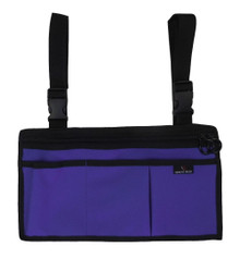 Benefit Wear Side-Pack Wheelchair Bag with Key Rings-Purple