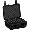 Condition 1 - 4 Pistol Case 16" with Pre-Cut Foam 4 Slot & 13 Magazines - Black, H179BKF10755-4AC1