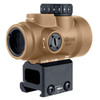 Trijicon MRO SD 1x25  2 MOA Red Dot Full Co-Witness Mount - Coyote Brown