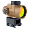 Trijicon MRO SD 1x25  2 MOA Red Dot Full Co-Witness Mount - Coyote Brown