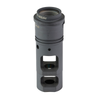 SureFire SOCOM Fast Attach 6mm/6.8 SPC Muzzle Brake - Black, SFMB-68-5-8-24, 084871319904
