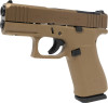 Glock 43X MOS 9mm Pistol 3.41" Barrel - Davidson's Exclusive Coyote Brown, PX435Z201FRMOSK, 764503066696