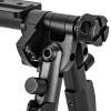 MDT CKYE-Pod Gen3 Single Pull Spiked Feet Bipod - ACRA/Picatinny Mount - 6"-15" Adjustable Legs, 114100-BLK, 990482713416