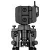 MDT CKYE-Pod Gen3 Single Pull Spiked Feet Bipod - ACRA/Picatinny Mount - 6"-15" Adjustable Legs, 114100-BLK, 990482713416