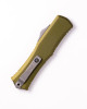Microtech Hera II Mini Recurve - OD Green Handle - Apocalyptic Blade, 1705M-10APOD, 841768167976