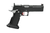 MPA DS9 Hybrid Optic Ready 9mm Pistol 5" Butler Cut Barrel - Black & Red Trigger, DS9-HYBRID-BLK-RED