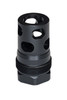 Comstock Armory Compact Muzzle Brake 5/8x24 - .45 Cal Bore Plan-B Compatible Suppressor Mount, MBC-58-45, 850069580414