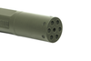 Dillon Rifle Co. DRC Hush Kit 5.56 GOV Inconel Suppressor - OD Green, 15-00002-10