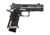 Sig Sauer P211-GTO Equinox Metal Frame 9mm SAO Pistol 4.4" Bull Barrel with MACH3D Comp - Nitron Black and Silver Finish, 211F-9-GTO-EQ, 798681738038