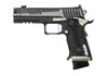 Sig Sauer P211-GTO Equinox Metal Frame 9mm SAO Pistol 4.4" Bull Barrel with MACH3D Comp - Nitron Black and Silver Finish, 211F-9-GTO-EQ, 798681738038