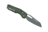 Microtech MSI S/E Fluted Distressed Grenade Green Handle - Apocalyptic Standard Blade, 210-10FLDGG-U25, 841768195979