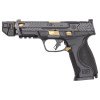 Smith & Wesson PC M&P9 M2.0 Metal Full Size 9mm Pistol 4.87" Comp Barrel - Gold PVD, 14619, 022188905199