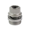 B&T RQD 9mm Tri-Lug Suppressor Mount - Stainless Steel & Titanium Finish, SD-145712, 840225721812
