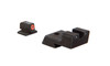 Trijicon HD Orange Outline Tritium Sight - Colt 1911 - Novak Low Mount Dovetail Cut, CA128O-600527, CA128O, 719307209749