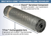 Precision Armament TiTrex 300Ti Optimized .300 Blackout Titanium Suppressor - Dark-Ti Finish, R10131