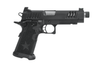Staccato P X-Series Optics Ready DLC Aluminum Frame 9mm Pistol 5″ SS Threaded Barrel - G2 Tac Texture Grip, 12-1201-000203-01, 816781018024
